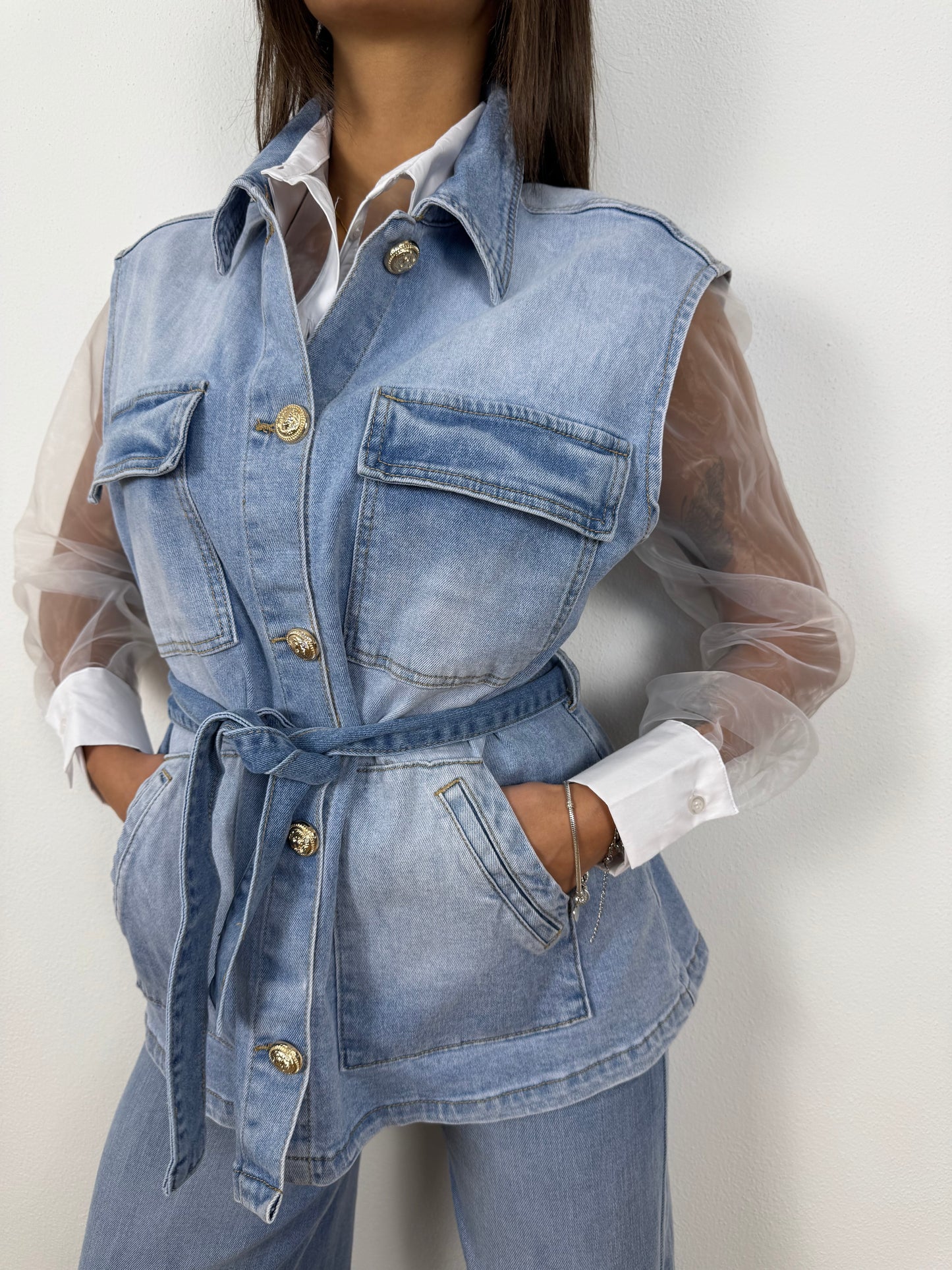 Gilet jeans