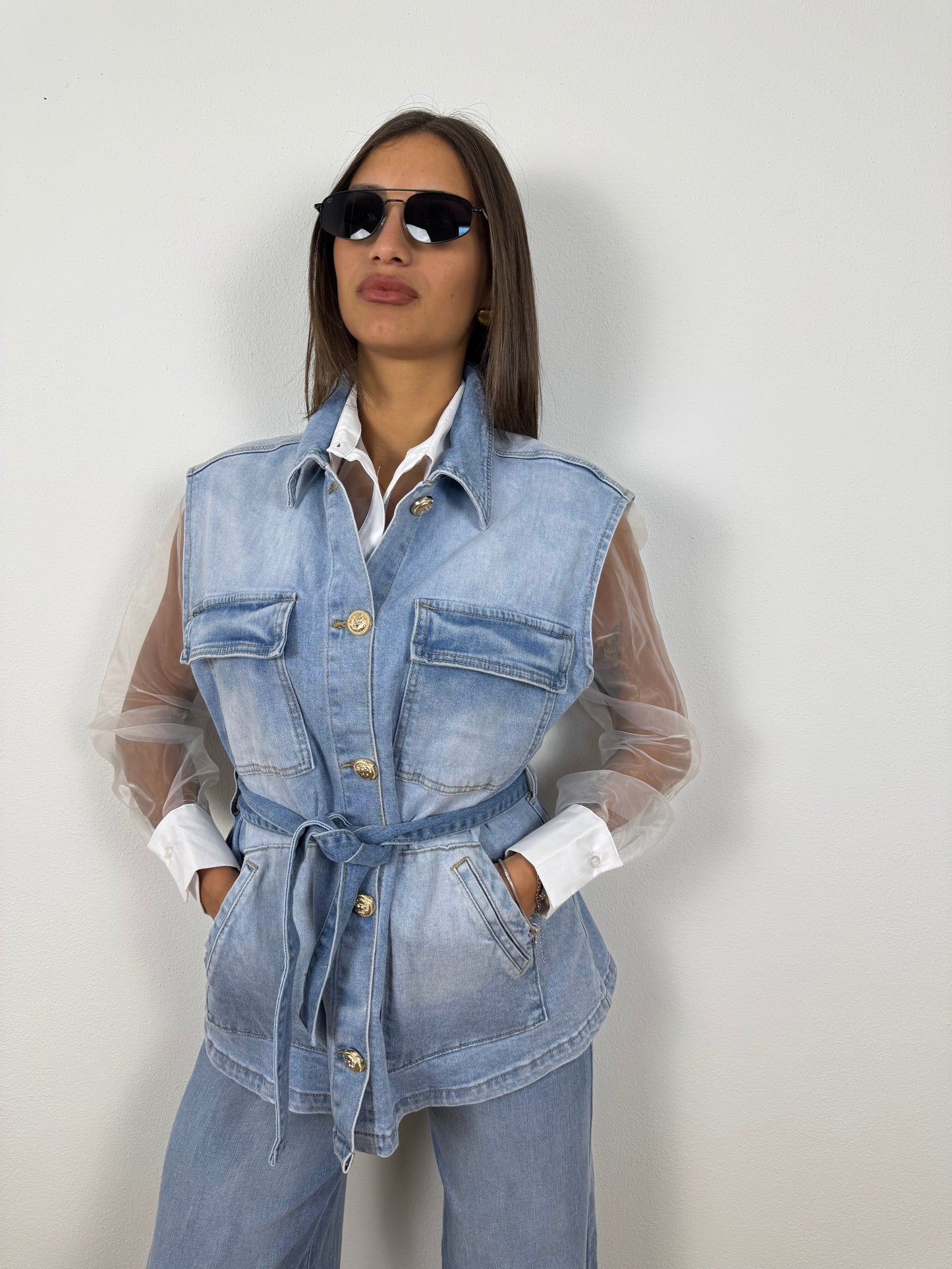 Gilet jeans